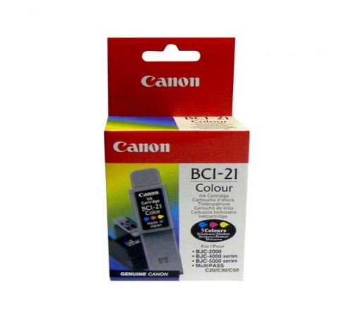 Картридж для CANON BCI-21C BJC-4000 цв (o)