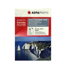 Фотобумага для струйной печати глянцевая А4, 180 г/м2 ,50л, цв.пакет AGFA