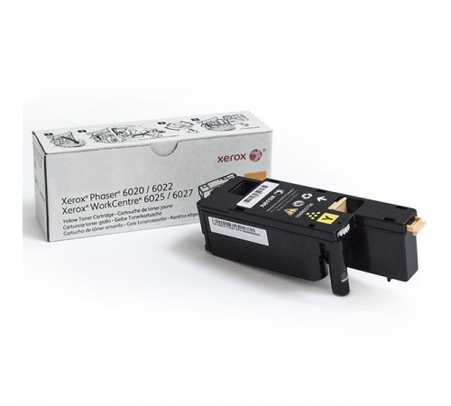 Заправка картриджа 106R02762 для Xerox Phaser 6020, WC 6025 c заменой чипа (1000 стр., желтый)