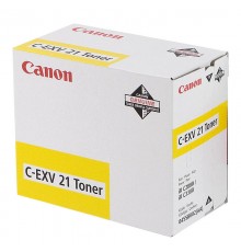 Картридж Canon C-EXV21Y для Canon iR C2380, iR C2550, iR C2880, iR C3080, iR C3380, iR C3480, iR C3580, оригинальный, жёлтый, 26000 стр.