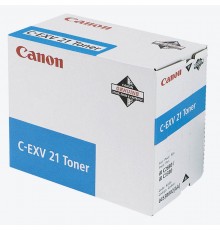 Картридж Canon C-EXV21С для Canon iR C2380, iR C2550, iR C2880, iR C3080, iR C3380, iR C3480, iR C3580, оригинальный, голубой, 26000 стр.