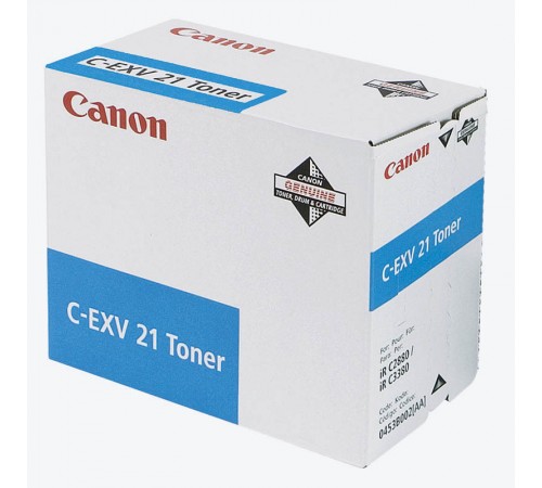 Заправка картриджа C-EXV21C для Canon IR-C2380, IR-C2550, IR-C2880, IR-C3080, IR-C3380, IR-C3480, IR-C3580, голубой (14000 стр.)