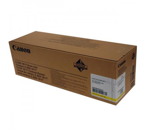 Драм-картридж Canon C-EXV16/17 (GPR20/21) для Canon iRC(CLC)-4080, 4580, 4040, 5151, оригинальный (жёлтый, 36000 стр)