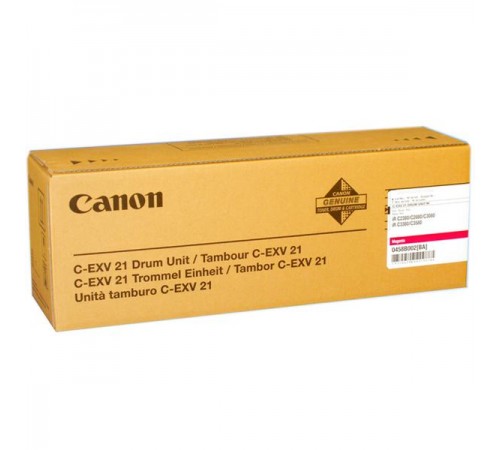 Драм-картридж Canon C-EXV21 М для Canon IR-C2880, C3380, оригинальный (пурпурный, 53000 стр)