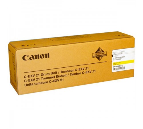 Драм-картридж Canon C-EXV21 Y для Canon IR-C2880, C3380, оригинальный (жёлтый, 53000 стр)