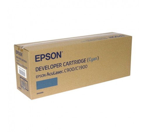 Картридж Epson S050099 для Epson AcuLaser C900, C1900, оригинальный, (голубой, 4500 стр.)