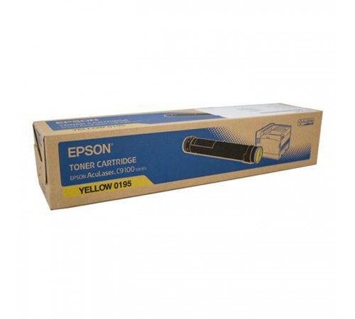 Картридж Epson S050195 для Epson AcuLaser C9100, оригинальный, (жёлтый, 12000 стр.)