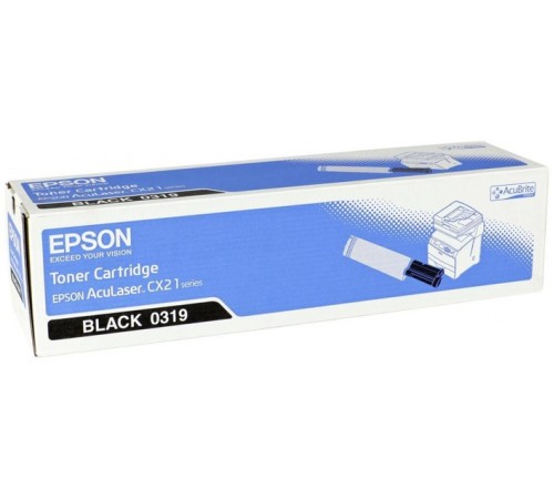 Картридж Epson S050319 для Epson AcuLaser CL21N, CX21NF, оригинальный (черный, 4500 стр.)