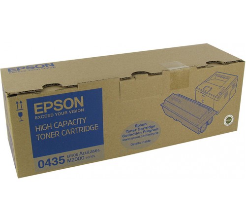 Картридж Epson S050435 для Epson AcuLaser M2000D, оригинальный, увеличенный (черный, 8000 стр.)