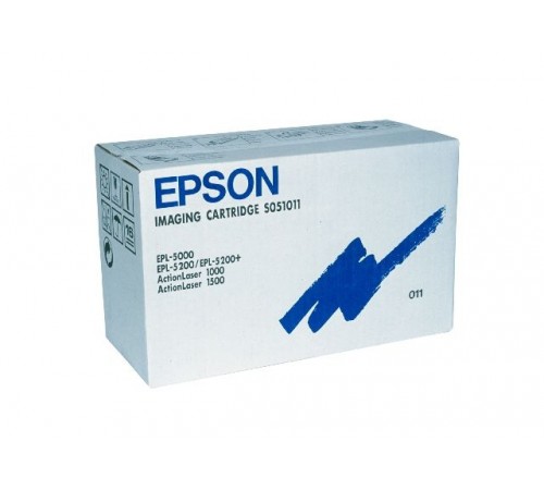 Картридж Epson S051011 для Epson EPL 5000, 5000 Plus, 5200, оригинальный (черный, 6000 стр.)