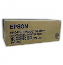 Драм-картридж Epson S051055 для Epson EPL 5700, 5800, 5900, 6100, оригинальный, (черный, 20000 стр.)