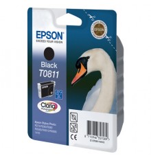 Картридж Epson T08114A (C13T11114A10) для Epson ST R270, R290, RX590, оригинальный, увеличенный, чёрный