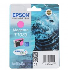 Картридж Epson T10334A для Epson Office T30, T40W, TX600FW, оригинальный, увеличенный (пурпурный, 650-675 стр.)