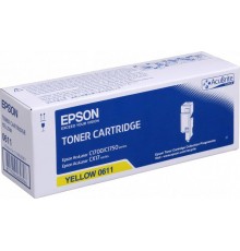 Картридж Epson S050611 (C13S050611) для Epson AcuLaser C1700, C1750, CX17, оригинальный, желтый, 1400 стр.