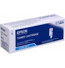 Картридж Epson S050613 (C13S050613) для Epson AcuLaser C1700, C1750, CX17, оригинальный, голубой, 1400 стр.