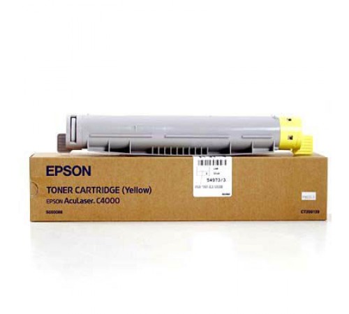 Картридж Epson S050088 (C13S050088) для Epson AcuLaser C4000, оригинальный, желтый, 6000 стр.