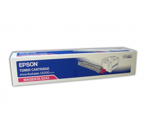 Картридж Epson S050243 (C13S050243) для Epson AcuLaser C4200, оригинальный, пурпурный, 8000 стр.