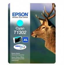 Картридж Epson T1302 (C13T13024010) для Epson, голубой, 765 стр.