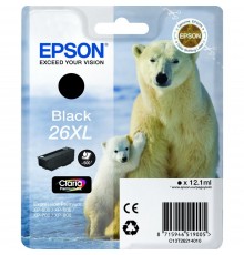 Оригинальный фотокартридж T26314010 для Epson XP-600, 700, 800 черный, увеличенный, струйный