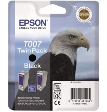 Двойная упаковка оригинальных картриджей T007402 для EPSON ST 790, 870, 890, 1270, 1290 черный, струйный