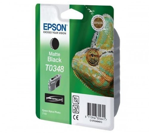 Оригинальный картридж T034840 для EPSON SP 2100 матовый чёрный, струйный