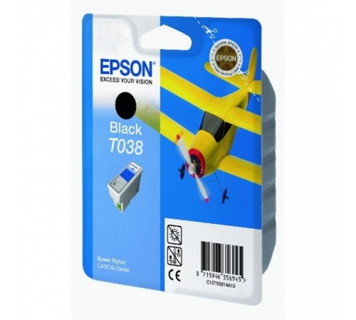 Оригинальный картридж T03814A для EPSON ST C43, C45 чёрный, струйный