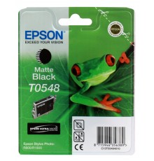 Оригинальный картридж T054840 для EPSON SP R800, R1800 матовый чёрный, струйный