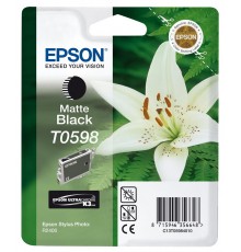 Оригинальный картридж T059840 для EPSON SP R2400 матовый черный, струйный