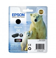 Оригинальный картридж T26014010 для Epson XP-600, 700, 800 чёрный, струйный