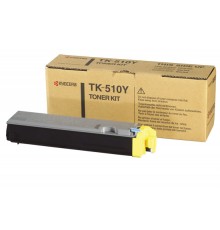 Тонер-картридж TK-510Y желтый для Kyocera FS-C5020N, C5025, C5030N, оригинальный