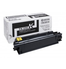 Тонер-картридж TK-590K черный для Kyocera FS-C2026 , FS-C2126 , FS-C2526 , FS-C2626 , FS-C5250 оригинальный