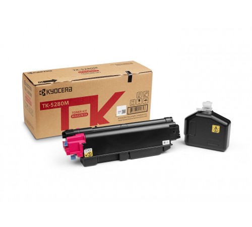 Заправка тонер-картриджа TK-5280 для Kyocera M6235cidn, M6635cidn, P6235cdn, Пурпурный на 11 000 стр., с заменой чипа