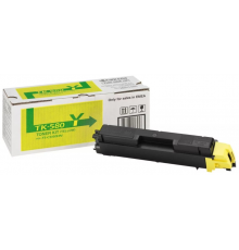 Заправка картриджа TK-580Y Yellow для цветных лазерных принтеров и МФУ Kyocera FS-C5150DN на 2800 стр. с заменой чипа