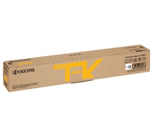 Заправка тонер-картриджа TK-8115 для Kyocera ECOSYS M8124cidn, M8130cidn, Желтый на 6 000 стр., с заменой чипа