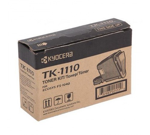Картридж Kyocera TK-1110 для Kyocera FS-1040, 1020MFP, 1120MFP, оригинальный (чёрный, 2500 стр.)