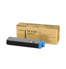 Заправка картриджа TK-510C Cyan для цветных лазерных принтеров и МФУ Kyocera FS-C5020N, FS-C5025N, FS-C5030N на 8000 стр. с заменой чипа