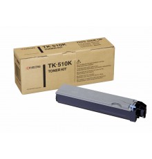 Заправка картриджа TK-510K Black для цветных лазерных принтеров и МФУ Kyocera FS-C5020N, FS-C5025N, FS-C5030N на 8000 стр. с заменой чипа