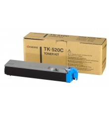 Заправка картриджа TK-520C Cyan для цветных лазерных принтеров и МФУ Kyocera FS-C5015N на 4000 стр. с заменой чипа