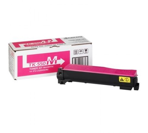 Заправка картриджа TK-550M Magenta для цветных лазерных принтеров и МФУ Kyocera FS-C5200DN на 6000 стр. с заменой чипа