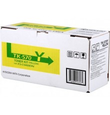 Заправка картриджа TK-570Y Yellow для цветных лазерных принтеров и МФУ Kyocera FS-C5400DN на 12000 стр. с заменой чипа