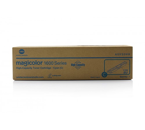 Заправка картриджа A0V30HH для Konica Minolta magicolor 1600W, mc1650EN, mc1680MF, mc1690MF (голубой, 2500 стр.)