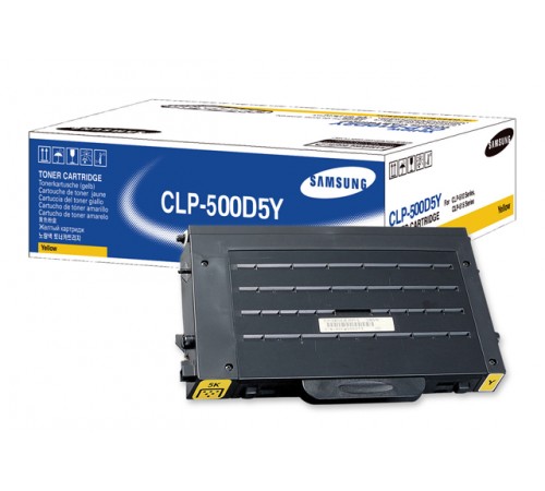 Заправка картриджа CLP-500D5Y для Samsung CLP-500, CLP-550 на 5000 стр. с заменой чипа