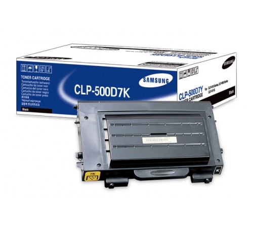 Заправка картриджа CLP-500D7K для Samsung CLP-500, CLP-550 на 7000 стр. с заменой чипа