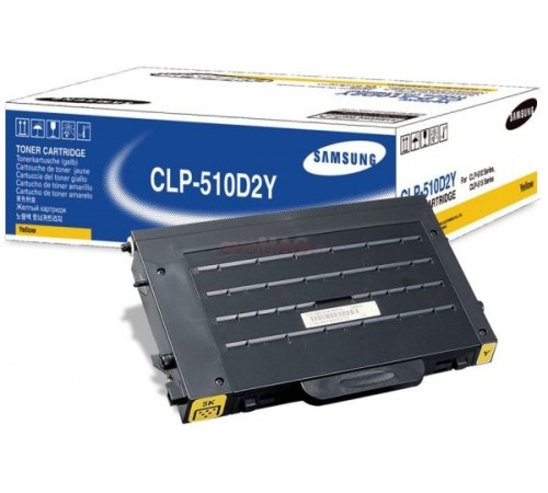 Заправка картриджа CLP-510D2Y для Samsung CLP-510 на 2000 стр. с заменой чипа