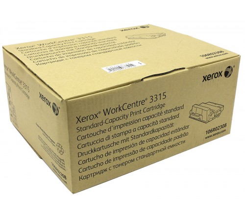 Картридж Xerox 106R02308 для Xerox WorkCentre 3315, оригинальный, (черный, 2300 стр.)