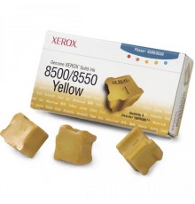Твердые чернила Xerox 108R00671 для Xerox Phaser 8500, 8550, оригинальные (жёлтые, 3 шт, 3000 стр)