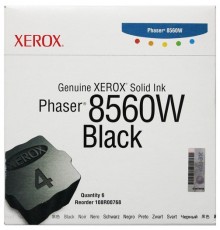 Твёрдые чернила Xerox 108R00768 для Xerox Phaser 8560, оригинальные (чёрные, 6 шт, 6000 стр)