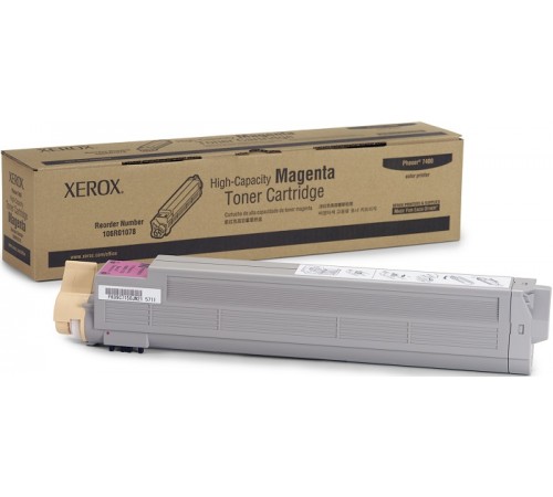 Оригинальный пурпурный картридж Xerox 106R01078 для Xerox Phaser 7400 на 18000 стр.