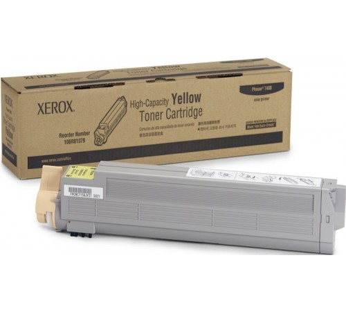 Оригинальный жёлтый картридж Xerox 106R01079 для Xerox Phaser 7400 на 18000 стр.