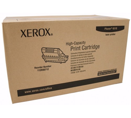 Заправка картриджа 113R00712 для Xerox Phaser 4510 на 19000 стр.